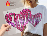 Happy Heart Mental Health DTF Transfer for T-shirts, Hoodies, Heat Transfer, Ready for Press Heat Press Transfers DTF300