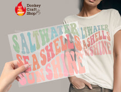 Summer Beach Vacation DTF, Ready for Press, Heat Press Transfers DTF388