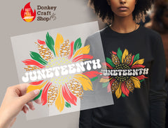 Juneteenth DTF, Ready for Press, Heat Press Transfers DTF401