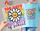 100 Days School DTF Transfer, Ready for Press Heat Press Transfers DTF220