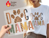 Dog Mama DTF Transfer, Ready for Press Heat Press Transfers DTF316