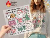 Christmas DTF Transfer, Ready for Press Heat Press Transfers DTF223