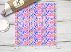Lilly Inspired  Pattern Adhesive Vinyl L087