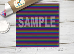 Rainbow Heart Pattern Adhesive Vinyl 1338 - Donkey Craft Vinyl