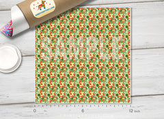 Tropical Hibiscus Patterned Adhesive Vinyl 901