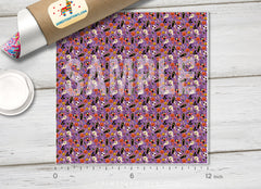 Pumpkin Patterned Adhesive Vinyl H050