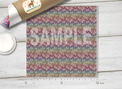 Rainbow Leopard Adhesive Vinyl 1312 - Donkey Craft Vinyl
