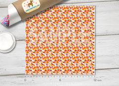 Pumpkin Patterned Adhesive Vinyl H053