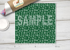 Christmas Patterned Adhesive Vinyl X063 - Donkey Craft Vinyl