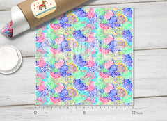 Lilly Inspired Roar of the Seas Pattern Adhesive Vinyl L046