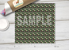 Blooming Cactus Floral Adhesive Vinyl 1400 - Donkey Craft Vinyl