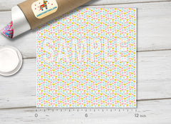Pastel Hearts and Polka Dots Adhesive Vinyl 1442 - Donkey Craft Vinyl