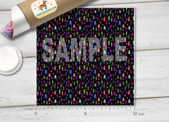 Christmas Patterned Adhesive Vinyl X072 - Donkey Craft Vinyl