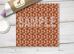 Leopard Pumpkin Pattern Adhesive Vinyl H022