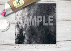 Black and White Distressed Grunge Texture Patterned HTV 1446 - Donkey Craft Vinyl
