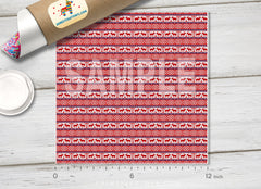 Christmas Patterned Adhesive Vinyl X111 - Donkey Craft Vinyl