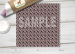 Pink Cow Print Adhesive Vinyl Adhesive Vinyl 1306 - Donkey Craft Vinyl