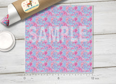 Lilly Inspired Pattern Adhesive Vinyl L129