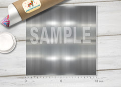 Brushed Metal Patterned Adhesive Vinyl 882