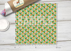 Tropical flowers Pineapple Adhesive Vinyl 1094