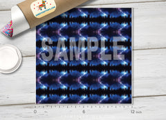 Starry Night Sky & Crescent Moon Adhesive Vinyl 1484 - Donkey Craft Vinyl