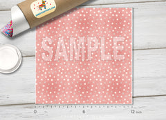 Pink Daisy Floral Adhesive Vinyl 1600