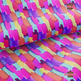 Oil Painting Printed Faux Leather 047