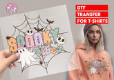 Halloween Spooky vibes DTF Transfer for T-shirts, Hoodies, Heat Transfer, Ready for Press Heat Press Transfers DTF126