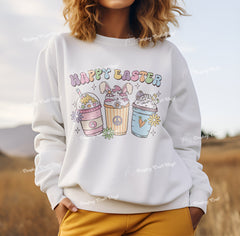 Easter Coffee DTF Transfer, Ready for Press Heat Press Transfers DTF304