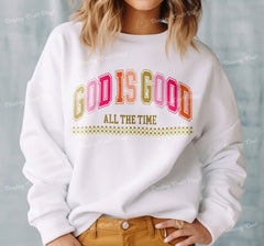 God Is Good Christian DTF Transfer, Ready for Press Heat Press Transfers DTF308