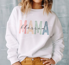 Blessed Mama DTF Transfer, Ready for Press Heat Press Transfers DTF288