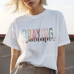 Praying Mama DTF Transfer, Ready for Press Heat Press Transfers DTF335