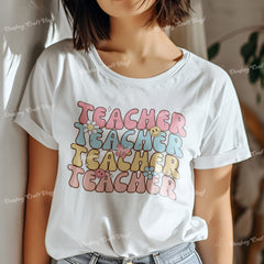 Teacher DTF, Ready for Press, Heat Press Transfers DTF376