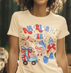 Coquette 4th Of July DTF Transfer, Ready for Press Heat Press Transfers DTF355