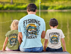 Fishing Cheaper than Therapy DTF Transfer, Ready for Press Heat Press Transfers DTF321