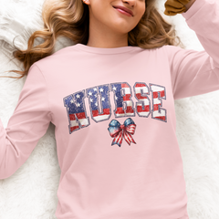 4th Of July Nurse DTF, Ready for Press, Heat Press Transfers DTF391