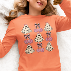 Coquette Halloween Ghost DTF, Ready for Press, Heat Press Transfers DTF421