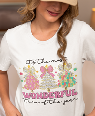 Coquette Christmas Trees DTF Transfer, Ready to Press DTF487