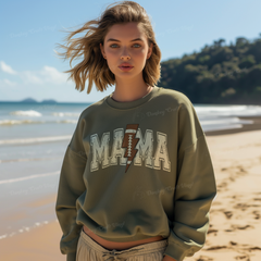 Football Mama DTF Transfer, Ready for Press Heat Press Transfers DTF339