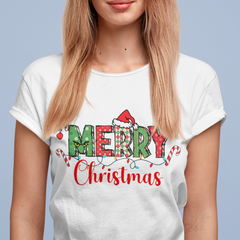 Merry Christmas Green Monster Holiday DTF Transfer, Ready to Press DTF491