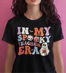 In My Spooky Teacher Era Halloween DTF, Ready for Press, Heat Press Transfers DTF420