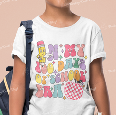 100 Days School DTF Transfer, Ready for Press Heat Press Transfers DTF278