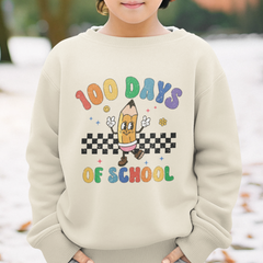 Happy 100 Days of School DTF Transfer, Ready for Press Heat Press Transfers DTF235