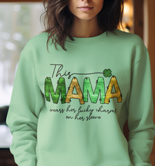 This Mama Wears Her Lucky DTF Transfer, Ready for Press Heat Press Transfers DTF305