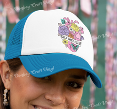 Anti Valentine Self Love Club DTF Transfer, Ready for Press Heat Press Transfers DTF251