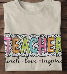 Teacher DTF, Ready for Press, Heat Press Transfers DTF390