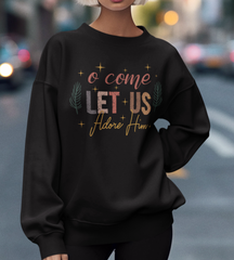 O Come Let Us Adore DTF, Ready for Press, Heat Press Transfers DTF436