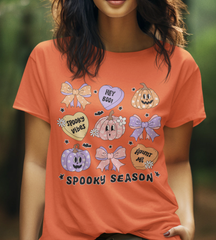 Coquette Spooky Season Halloween DTF Transfer, Ready to Press DTF456