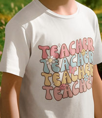 Teacher DTF, Ready for Press, Heat Press Transfers DTF376