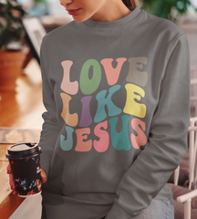 Love Like Jesus DTF, Ready for Press, Heat Press Transfers DTF378